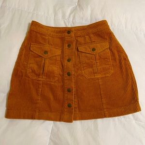 High waisted corticoide skirt